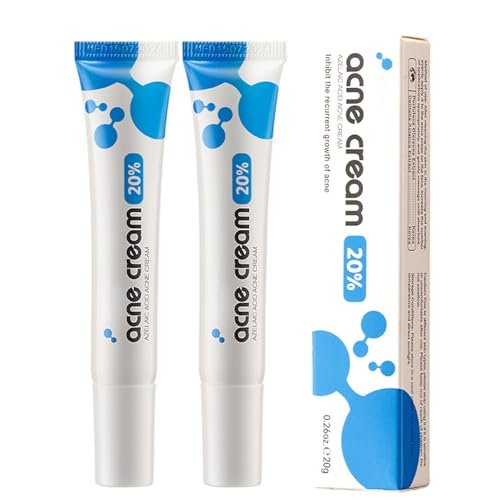2 PCS Azelaic Acid Cream for Face - Moisturizer with Hyaluronic Acid for Redness, Acne Breakouts, and Oil Balance - görsel 2