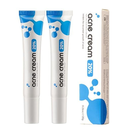2 PCS Azelaic Acid Cream for Face - Moisturizer with Hyaluronic Acid for Redness, Acne Breakouts, and Oil Balance