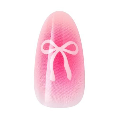 Kiss Core Press On Nails 'My Time' - Pink Almond Medium, 32 Nails with Glue, File & Stick