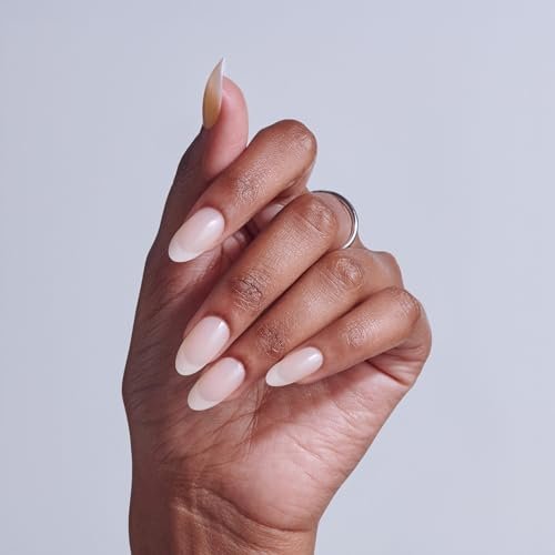 KISS Press On Nails 'Burble' - Pink Almond Medium - 32 Nails with Glue & Tools Avelisse