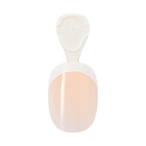KISS CORE Press On Nails - 'Perfection' White Petite Squoval - 32 Nails with Glue, File & Stick - görsel 10