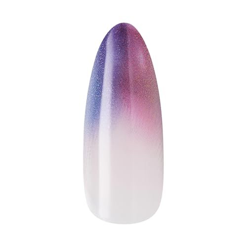 KISS Core Press On Nails 'Twinkling Stars' - Purple Long Almond Shape, 32 Nails with Glue & Tools - görsel 9