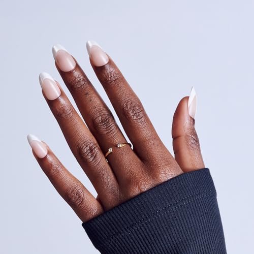 KISS Core Press On Nails – Patchouli, White, Medium Almond, 32 Nails + Glue - görsel 6
