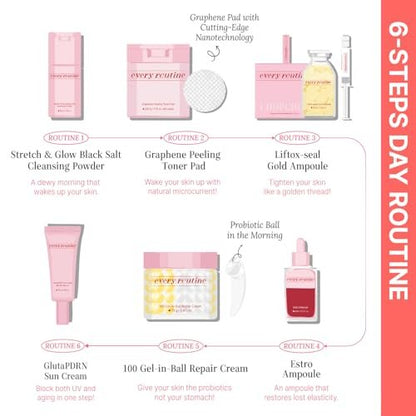 every routine 100 Gel-in-Ball Repair Cream – Hydrating Burst Gel-Ball Moisturizer for Barrier Repair, Plumping & Soothing Daily Facial Cream with Cica and Hyaluronic Complex (70 g / 2.47 oz)