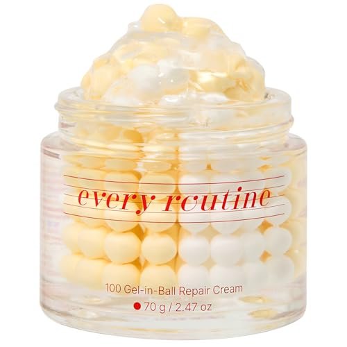 every routine 100 Gel-in-Ball Repair Cream – Hydrating Burst Gel-Ball Moisturizer for Barrier Repair, Plumping & Soothing Daily Facial Cream with Cica and Hyaluronic Complex (70 g / 2.47 oz) - görsel 2
