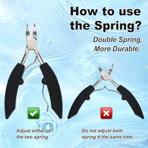 TEAORB Ingrown Toenail Clippers – Professional Stainless Steel Toe Nail Clipper for Thick & Ingrown Toenails, Heavy Duty Pedicure Tool - görsel 14