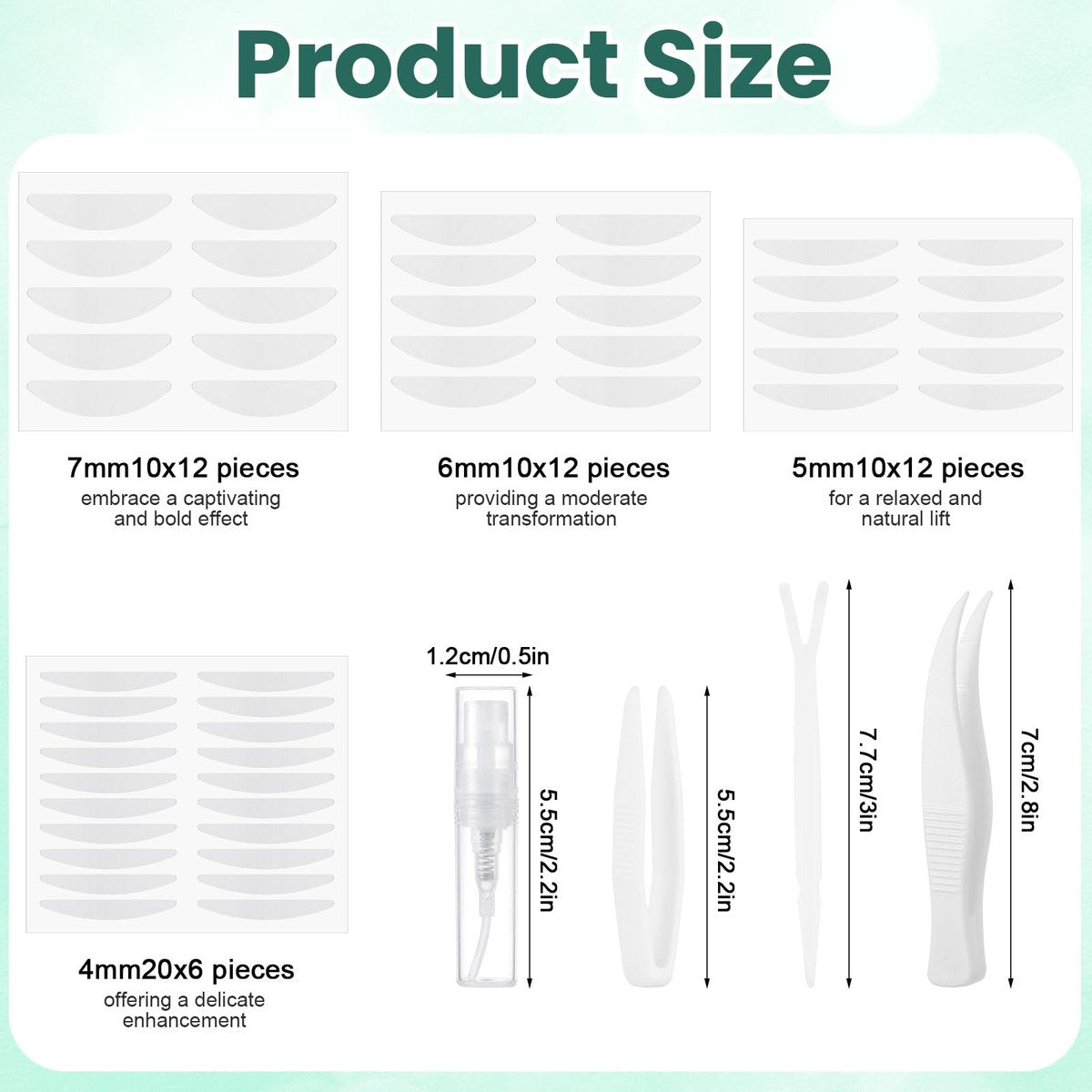 480PCS Invisible Breathable Eyelid Tape for Hooded Eyes, Ultra-Thin Long-Lasting Waterproof Double Eyelid Strips for Uneven or Monolids, Instant Eye Lift Avelisse