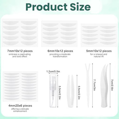 480PCS Invisible Breathable Eyelid Tape for Hooded Eyes, Ultra-Thin Long-Lasting Waterproof Double Eyelid Strips for Uneven or Monolids, Instant Eye Lift Avelisse