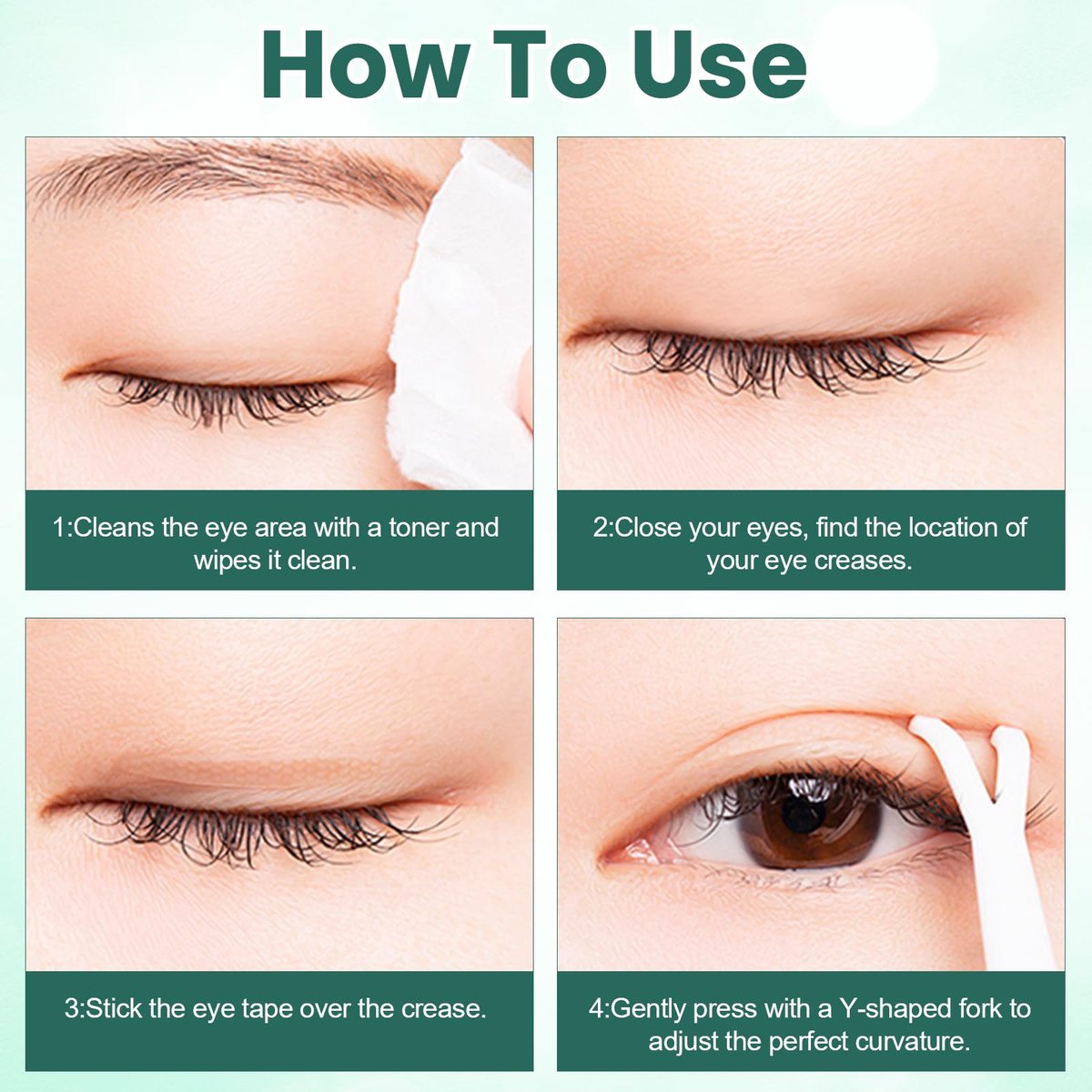 480PCS Invisible Breathable Eyelid Tape for Hooded Eyes, Ultra-Thin Long-Lasting Waterproof Double Eyelid Strips for Uneven or Monolids, Instant Eye Lift Avelisse