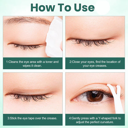480PCS Invisible Breathable Eyelid Tape for Hooded Eyes, Ultra-Thin Long-Lasting Waterproof Double Eyelid Strips for Uneven or Monolids, Instant Eye Lift Avelisse