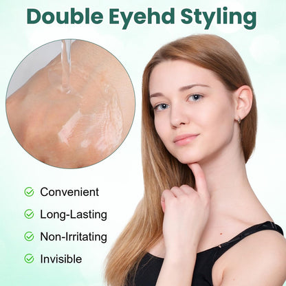 480PCS Invisible Breathable Eyelid Tape for Hooded Eyes, Ultra-Thin Long-Lasting Waterproof Double Eyelid Strips for Uneven or Monolids, Instant Eye Lift Avelisse