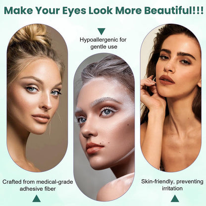480PCS Invisible Breathable Eyelid Tape for Hooded Eyes, Ultra-Thin Long-Lasting Waterproof Double Eyelid Strips for Uneven or Monolids, Instant Eye Lift Avelisse