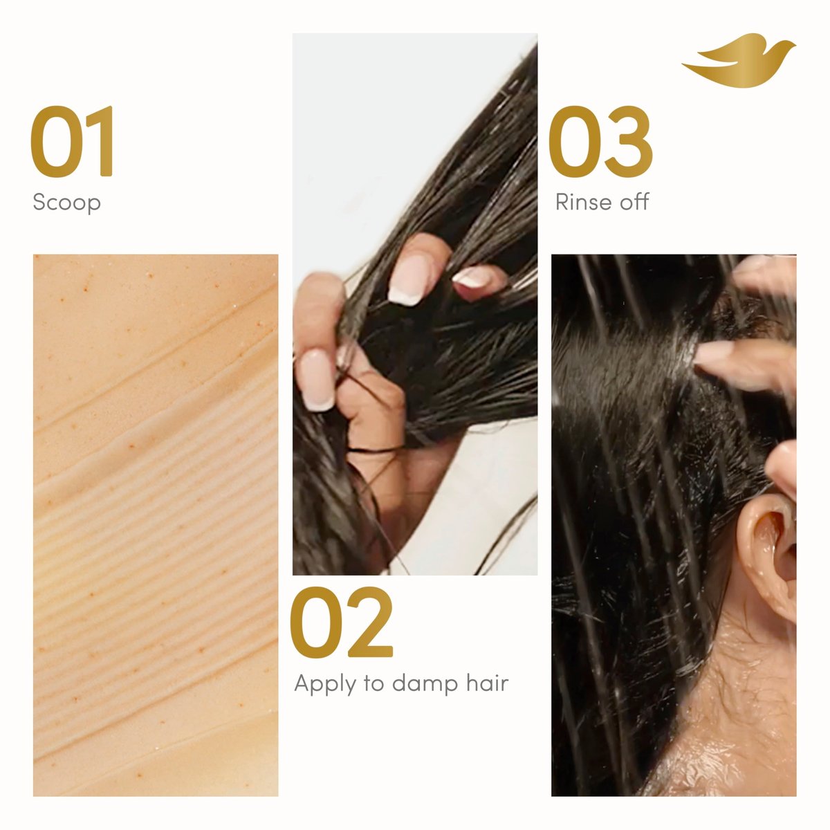 Dove Radical Recovery 10-in-1 Hair Mask - UV Repair & Deep Recovery for Damaged Hair with Melting Lumi-Beads, 9.2 oz - görsel 13