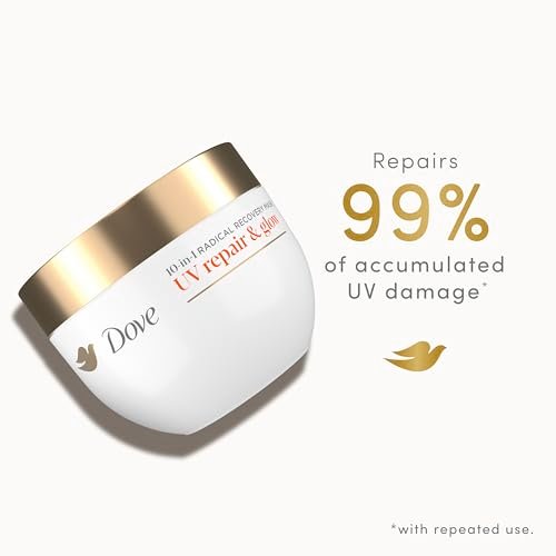 Dove Radical Recovery 10-in-1 Hair Mask - UV Repair & Deep Recovery for Damaged Hair with Melting Lumi-Beads, 9.2 oz - görsel 10