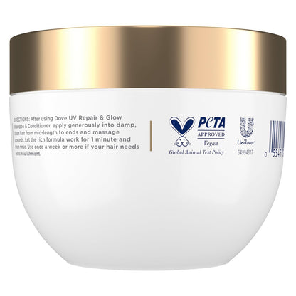 Dove Radical Recovery 10-in-1 Hair Mask - UV Repair & Deep Recovery for Damaged Hair with Melting Lumi-Beads, 9.2 oz