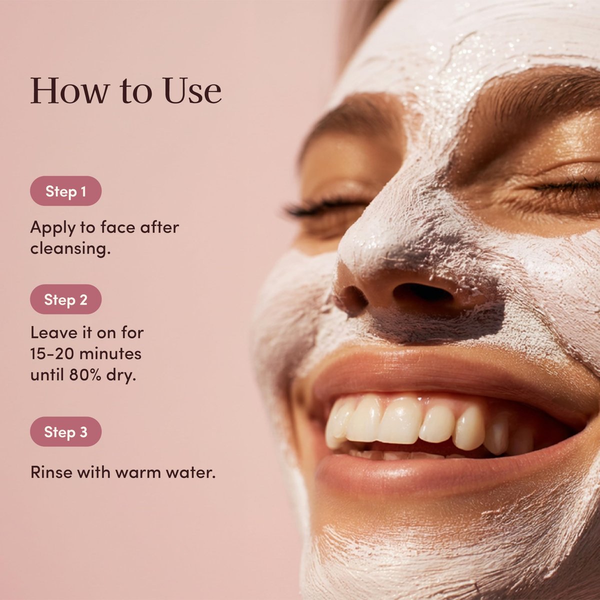 Pretti5 Mt. Fuji Clay Mask – Pore Minimizer & Blackhead Remover for Sensitive Skin | Detoxifying Japanese Volcanic Mud Mask with 5 Clays & Astaxanthin - görsel 11