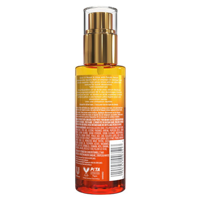 Dove Damage Therapy Defense Bi-Phase Serum + Oil - UV Repair & Glow, 70 Hour Hair Protection, with Ferulic Serum, 3.9 fl oz