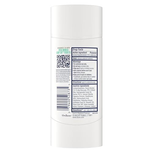 Dove Palo Santo & Sage Antiperspirant Stick – 72H Sweat & Odor Protection, Pro-Ceramide Technology, Alcohol-Free, FIFA Limited Edition Design, 2.6 oz - görsel 4