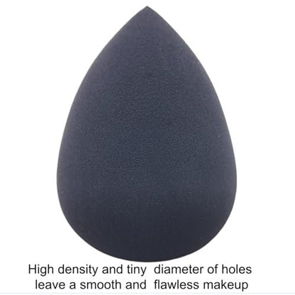 RockFancy Beauty Soft Makeup Sponge for Foundation - Latex-Free Blender Sponge for Concealer, Wet/Dry Dual-Use Beauty Puff for Liquid Cream Powder Cosmetics, High-Density Low Absorption