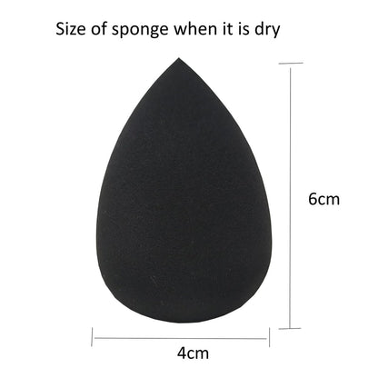 RockFancy Beauty Soft Makeup Sponge for Foundation - Latex-Free Blender Sponge for Concealer, Wet/Dry Dual-Use Beauty Puff for Liquid Cream Powder Cosmetics, High-Density Low Absorption
