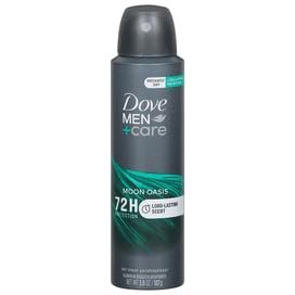 Dove Men+Care Dry Spray Antiperspirant Deodorant, Moon Oasis, 72H Protection with Plant-Based Moisturizer, 3.8 oz Avelisse