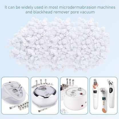 200 Pieces Dermabrasion Filters 10mm Pads Replacement for Dermabrasion Machine - Bemoauty