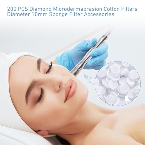 200 Pieces Dermabrasion Filters 10mm Pads Replacement for Dermabrasion Machine - Bemoauty - görsel 8