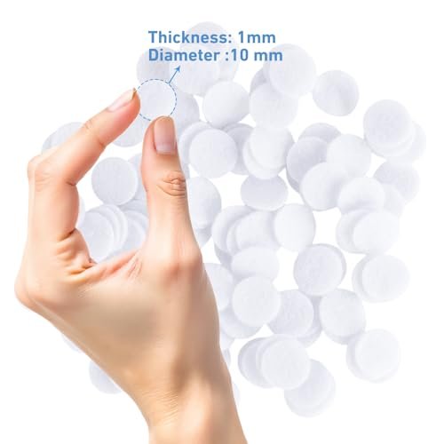 200 Pieces Dermabrasion Filters 10mm Pads Replacement for Dermabrasion Machine - Bemoauty - görsel 6