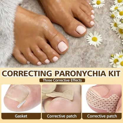 Ingrown Toenail Corrector Set with Magnifier and Correction Strips – Professional Treatment Tools for Safe Home Nail Care Avelisse