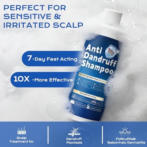 FYZMTL Anti-Dandruff Shampoo - Anti-Fungal Scalp Treatment for Folliculitis, Seborrheic Dermatitis & Scalp Psoriasis, Itchy Scalp Relief & Hydrating Dry Scalp Care for Men & Women (6.75 Fl Oz) - görsel 12