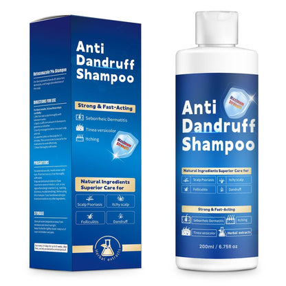 FYZMTL Anti-Dandruff Shampoo - Anti-Fungal Scalp Treatment for Folliculitis, Seborrheic Dermatitis & Scalp Psoriasis, Itchy Scalp Relief & Hydrating Dry Scalp Care for Men & Women (6.75 Fl Oz)