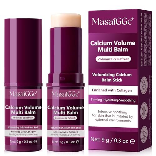 ADSBJUX Calcium Multi Balm Stick - Collagen Anti Wrinkle Hydrating & Firming Face Stick for Eyes, Neck, Face (2-Pack) Avelisse