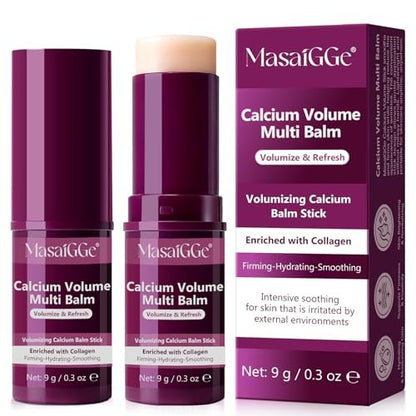 ADSBJUX Calcium Multi Balm Stick - Collagen Anti Wrinkle Hydrating & Firming Face Stick for Eyes, Neck, Face (2-Pack) Avelisse