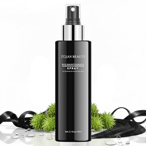ZQIAN BEAUTY Wig Spray for Synthetic Hair - Detangling Leave In Conditioner for Wigs, Toppers, Extensions & Human Hair, Nourishes & Restores Shine, 5.1 fl oz - görsel 2