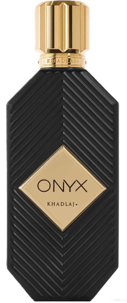 Khadlaj Onyx Gold – Aromatic, Sweet, Powdery, Musky Eau de Parfum for Unisex – 3.4 oz (100ml) Long-Lasting Fragrance Avelisse