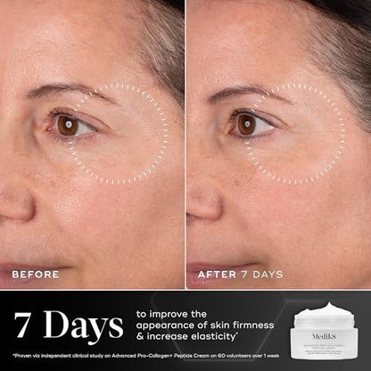 Medik8 Advanced Pro Collagen Peptide Cream - Daily Face Moisturizer for Dry Skin - Lifting Moisturizer Face Cream with Anti-Aging Peptides - 1.6 oz Avelisse