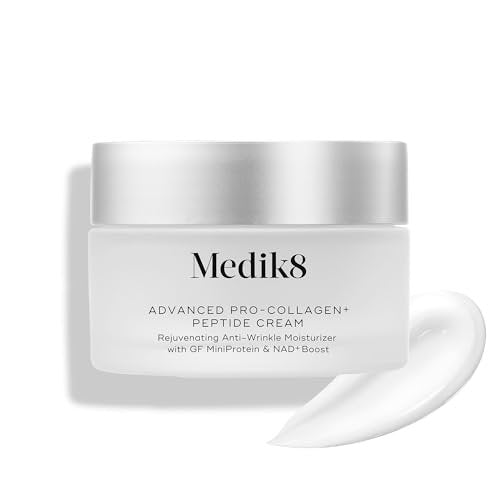 Medik8 Advanced Pro Collagen Peptide Cream - Daily Face Moisturizer for Dry Skin - Lifting Moisturizer Face Cream with Anti-Aging Peptides - 1.6 oz Avelisse