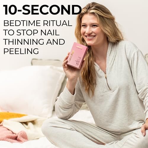 Nail Repair Pen for Damaged, Brittle & Thin Nails — Post-Acrylic & Gel Damage Treatment with Keratin, Peptides, Hyaluronic Acid & Niacinamide — Dermatologist Tested, 45-Day Supply by nakeyNails Avelisse