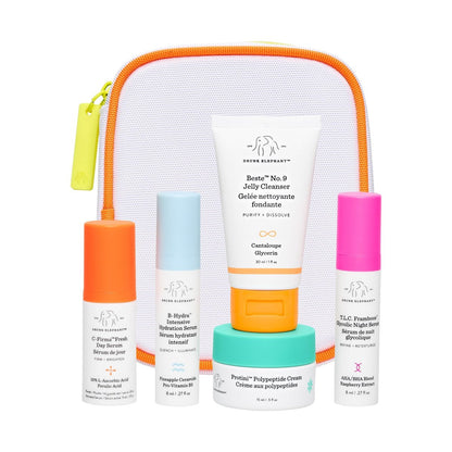 Drunk Elephant The Littles Kit - Travel-Friendly A.M. & P.M. Skincare Essentials, Clean Clinical, Cruelty-Free Avelisse