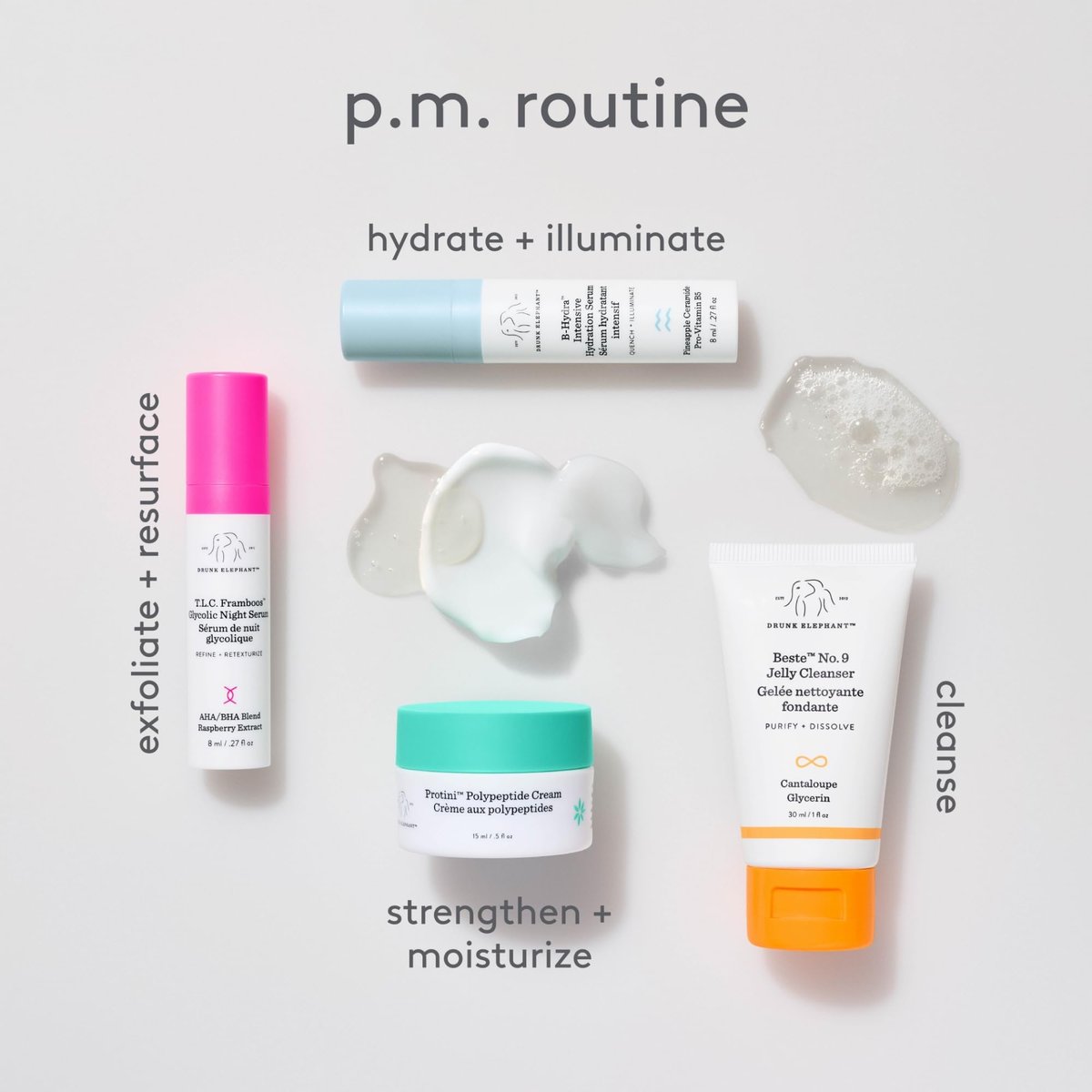 Drunk Elephant The Littles Kit - Travel-Friendly A.M. & P.M. Skincare Essentials, Clean Clinical, Cruelty-Free Avelisse