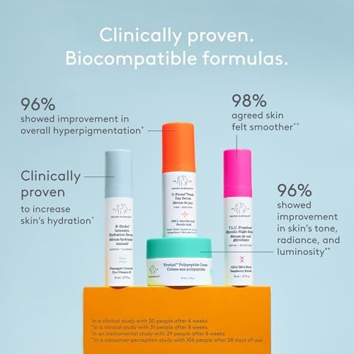 Drunk Elephant The Littles Kit - Travel-Friendly A.M. & P.M. Skincare Essentials, Clean Clinical, Cruelty-Free Avelisse