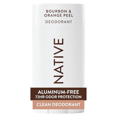 Native Deodorant - Bourbon & Orange Peel, 2.65 oz - Aluminum Free, 72 Hour Odor Control for Women and Men - görsel 1