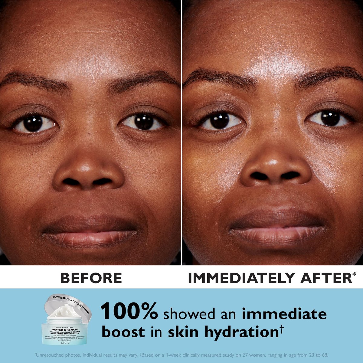Peter Thomas Roth Water Drench® Essentials 2-Piece Face & Eye Kit – Hyaluronic Acid Moisturizer & Eye Masks Avelisse