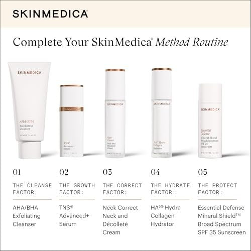 SkinMedica Neck Firming & Tightening Serum - Anti-Aging Cream for Neck & Décolleté (1.7 oz) Avelisse