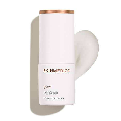 SkinMedica TNS Eye Repair - Hydrating Under Eye Moisturizer for Dark Circles & Wrinkles - Peptide & Vitamin-Infused Formula (0.5 Oz) Avelisse