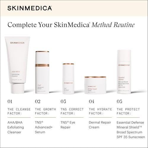 SkinMedica TNS Eye Repair - Hydrating Under Eye Moisturizer for Dark Circles & Wrinkles - Peptide & Vitamin-Infused Formula (0.5 Oz) Avelisse