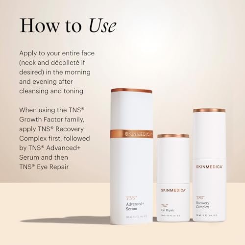 SkinMedica TNS Recovery Complex Facial Treatment - Advanced Growth Factor & Exosome Serum for Skin Rejuvenation, Fine Lines & Wrinkles, 1 oz Avelisse