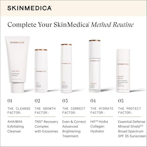 SkinMedica TNS Recovery Complex Facial Treatment - Advanced Growth Factor & Exosome Serum for Skin Rejuvenation, Fine Lines & Wrinkles, 1 oz Avelisse