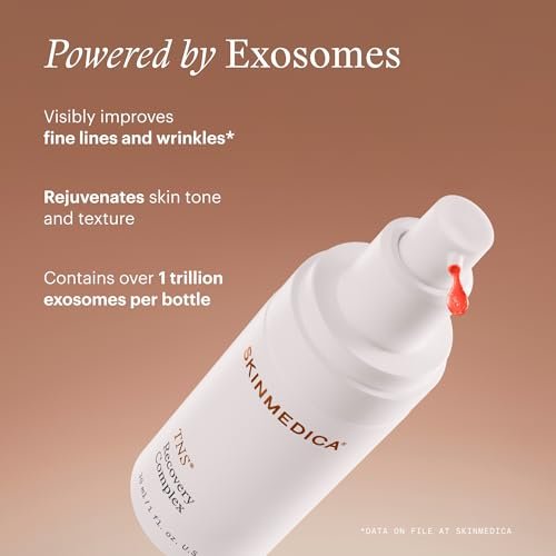 SkinMedica TNS Recovery Complex Facial Treatment - Advanced Growth Factor & Exosome Serum for Skin Rejuvenation, Fine Lines & Wrinkles, 1 oz Avelisse