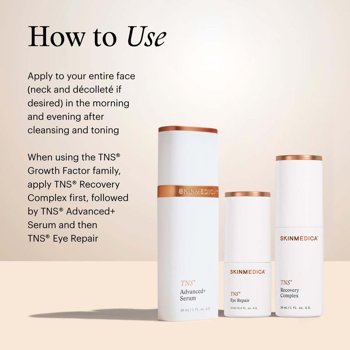SkinMedica TNS Recovery Complex Facial Treatment - Advanced Growth Factor & Exosome Serum for Skin Rejuvenation, Fine Lines & Wrinkles, 1 oz Avelisse